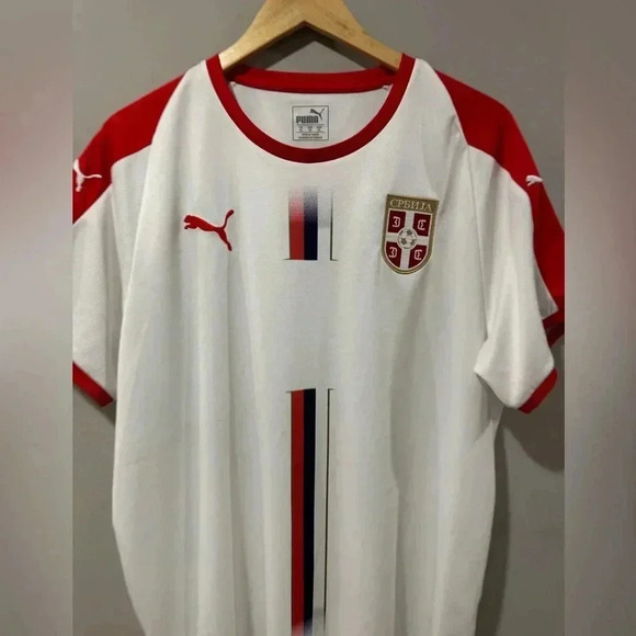 Serbia National Team 2018-2020 Football Soccer Jersey - Picture 3 of 10